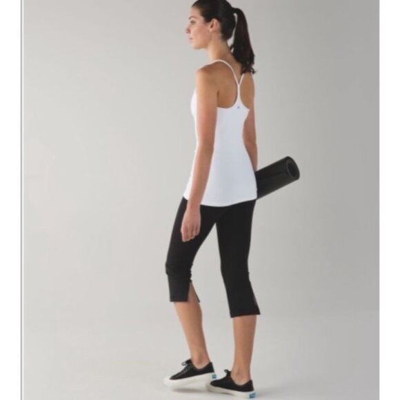 Lululemon Gather & Crow Crop leggings size 10 - Picture 2 of 8